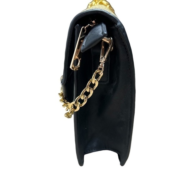 2/$30 Gold And Black Embellished Shoulder Bag with Chain Strap - Picture 7 of 9